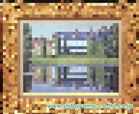西村龍介「館」油彩 10号 :: 絵画買取・販売 - シバヤマ