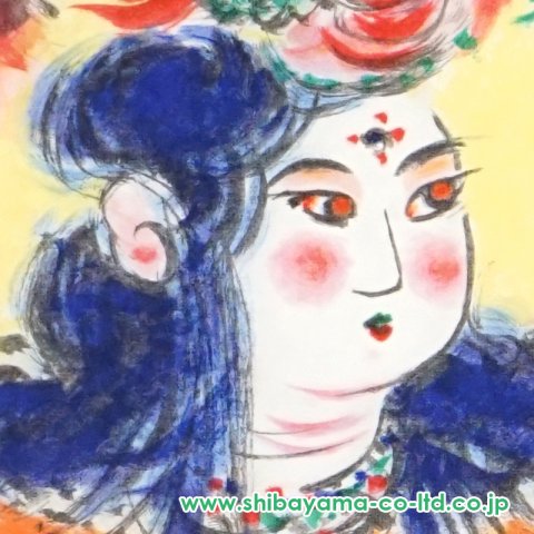 棟方志功「御八大龍王妃神尊々之図」リトグラフ :: 絵画買取・販売