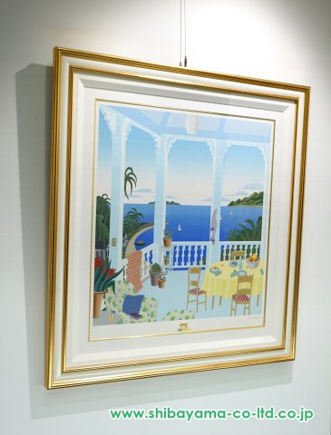 トーマス・マックナイト「Tropical Evening」シルクスクリーン :: 絵画