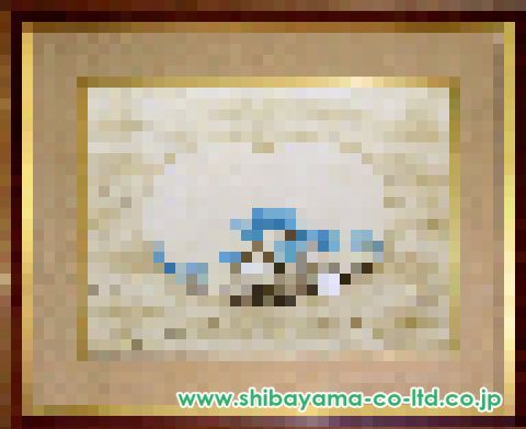 前田青邨「桔梗」日本画 F12号 :: 絵画買取・販売 - シバヤマ
