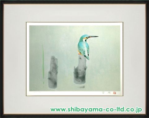 山口華楊「花と猫」リトグラフ :: 絵画買取・販売 - シバヤマ