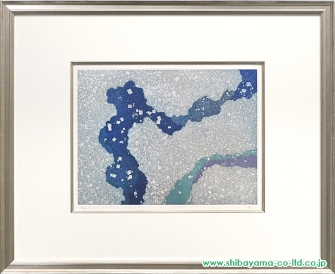 加山又造「雪月花より『雪』」アクアチント :: 絵画買取・販売 - シバヤマ