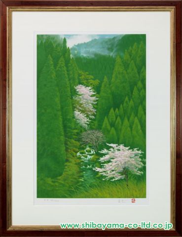 紅山幸水　山吹　絵画　額装　日本画家 公式ショップ】 紅山幸水 山吹 絵画 額装 日本画家 - メルカリ