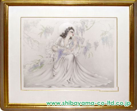 ルイ・イカール「藤 Wisteria」エッチング