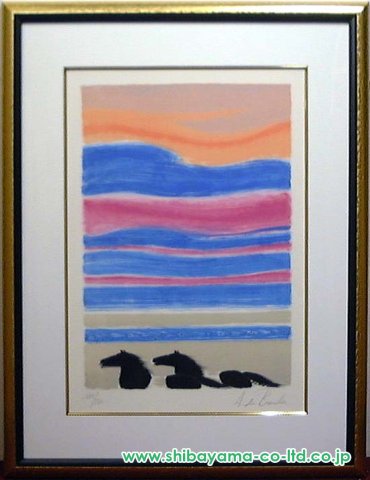 アンドレ・ブラジリエ「RIVAGE」リトグラフ :: 絵画買取・販売 - シバヤマ