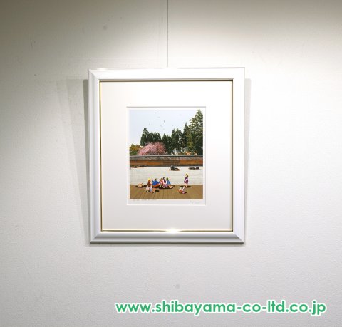 ヒロ・ヤマガタ「日本のエッセンス 龍安寺」シルクスクリーン :: 絵画