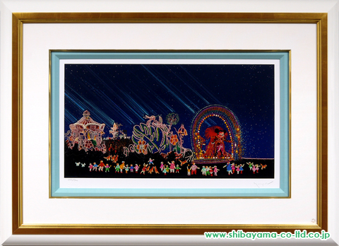 ヒロ・ヤマガタ「夜のファンタジーパレード」シルクスクリーン :: 絵画
