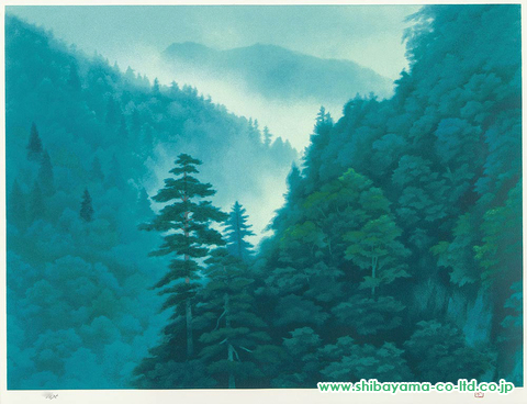 東山魁夷「山峡清晨」リトグラフ :: 絵画買取・絵画販売専門店 - 株式