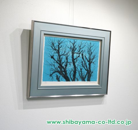 東山魁夷「冬の詩より『冬樹』」リトグラフ :: 絵画買取・販売 東山魁夷「冬の詩より『冬樹』」リトグラフ :: 絵画買取・販売