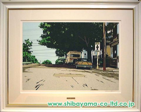 鈴木英人「CAPE COD PROVICE TOWN」シルクスクリーン