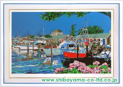 鈴木英人「ISLAND BREEZE」シルクスクリーン
