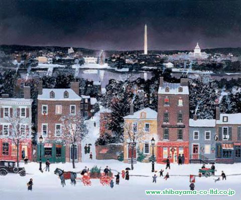 ミッシェル・ドラクロワ「Peaceful Christmas in Washington 