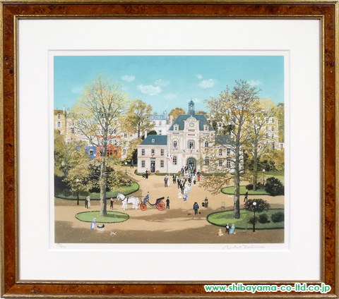 ミッシェル・ドラクロワ「シティーホールの結婚式 Wedding at City Hall」シルクスクリーン :: 絵画買取・販売 - シバヤマ