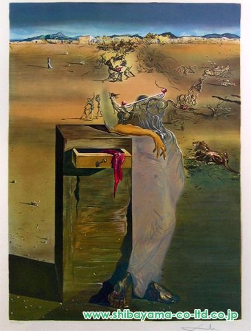 サルバドール・ダリ 水彩画「La Chèvre et l'Enfant」 サルバドール・ダリ 水彩画「La Chèvre et l'Enfant」 - メルカリ
