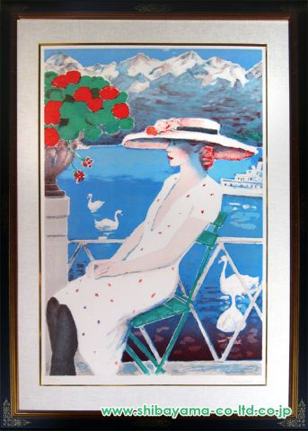 ジャン＝ピエール・カシニョール「白鳥」リトグラフ :: 絵画買取