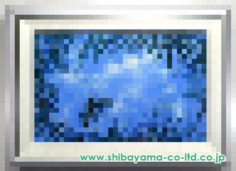 ミッシェル・バテュ「空を見上げて」オリジナル :: 絵画買取
