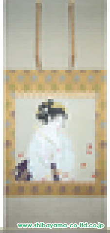 白鳥映雪「秋」日本画＋掛軸