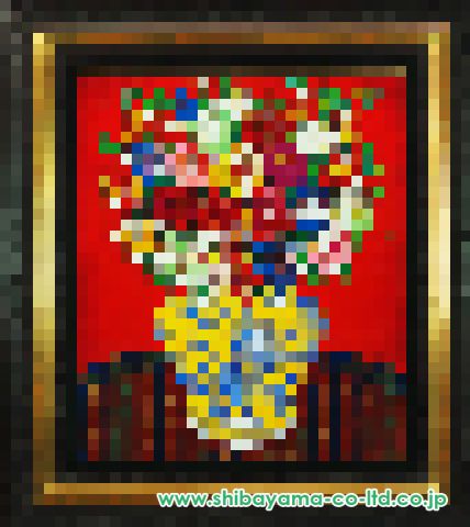 櫻井孝美「ざくろ」油彩画 油絵 直筆サイン入り 日動画廊シール
