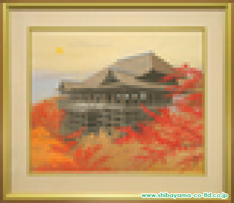 石田武「清水寺」日本画 F20号 :: 絵画買取・絵画販売専門店 - 株式 ...