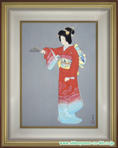 上村松園「序の舞」木版画 :: 絵画買取・絵画販売専門店 - 株式会社シバヤマ