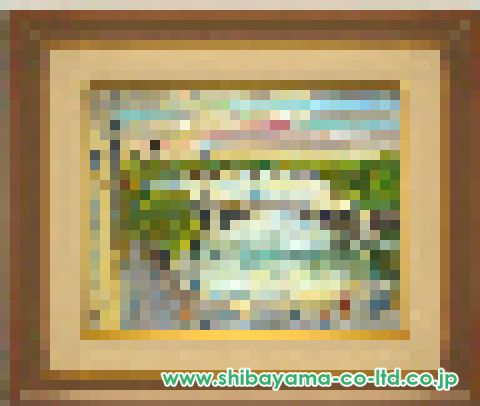 大久保泰「セーヌの眺め パリ」油彩 F6号 :: 絵画買取・販売