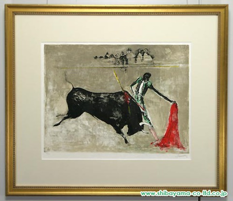 ジャン・ジャンセン「闘牛士」リトグラフ :: 絵画買取・絵画販売専門店 
