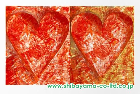 ジム・ダイン「Two Red Hearts」木版画 :: 絵画買取・販売