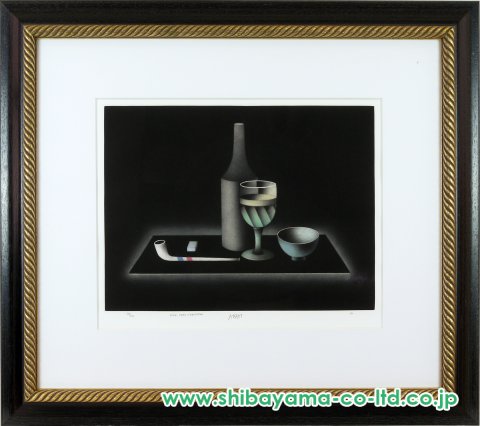 マリオ・アバチ「D'un veyt D'ABSINTHE」カラーメゾチント