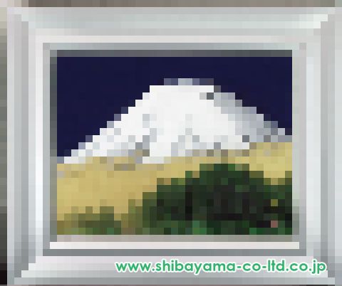 【保証書付】 F10号 中路融人「富嶽」日本画 :: シバヤマ - 絵画買取・販売 コレクション