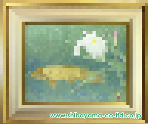 松尾敏男「雨余」日本画 10号 :: 絵画買取・販売 - シバヤマ
