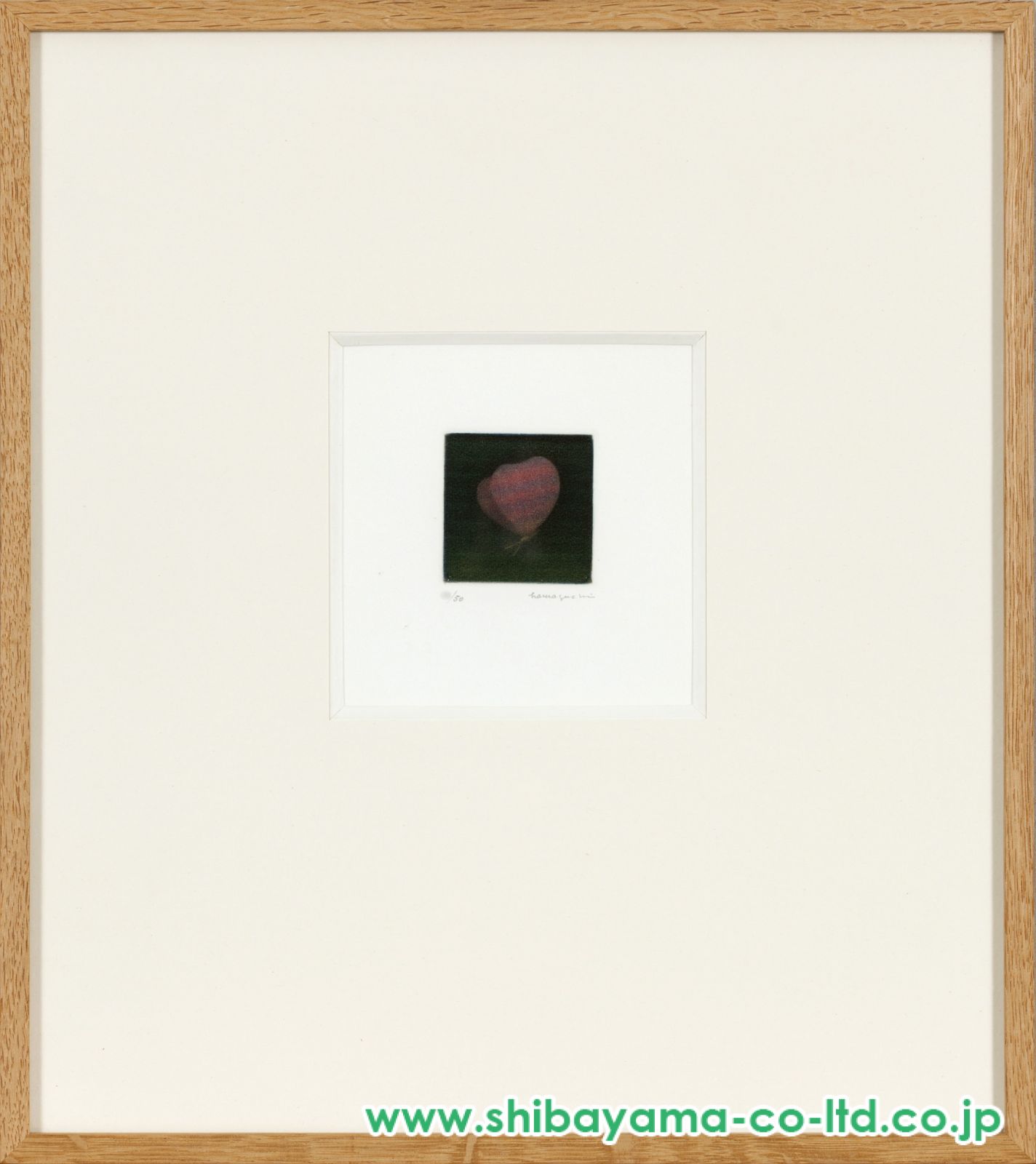 浜口陽三「蝶」カラーメゾチント :: 絵画買取・販売 - シバヤマ