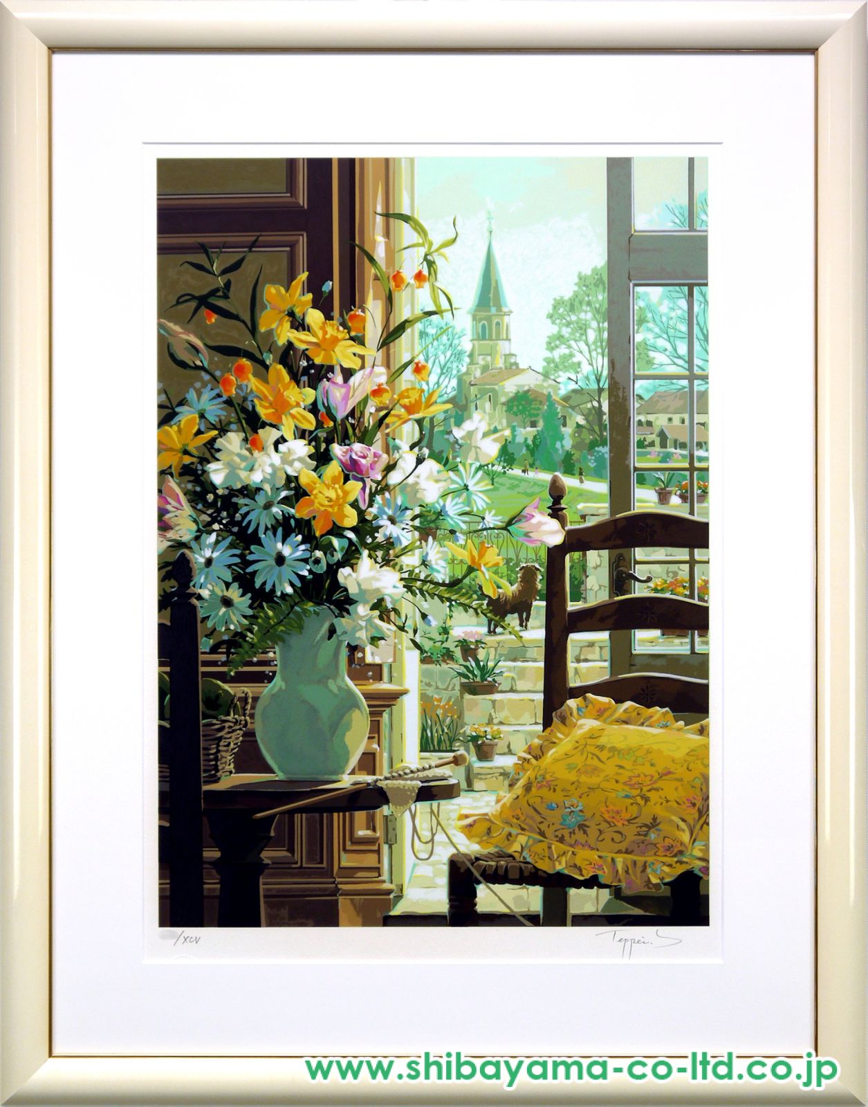 笹倉鉄平「ラ・ブレス」シルクスクリーン :: 絵画買取・販売