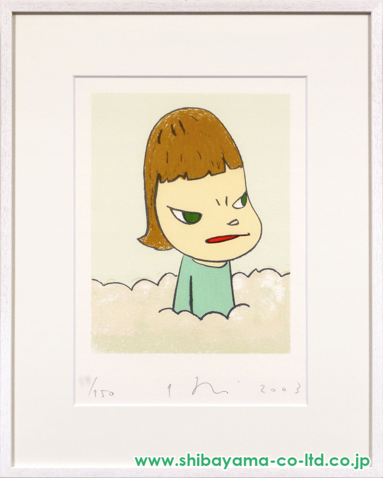 奈良美智 ダラス現代美術館限定ポスター　リトグラフ 版画 ブラック 極美品 奈良美智 ダラス現代美術館限定ポスター リトグラフ 版画
