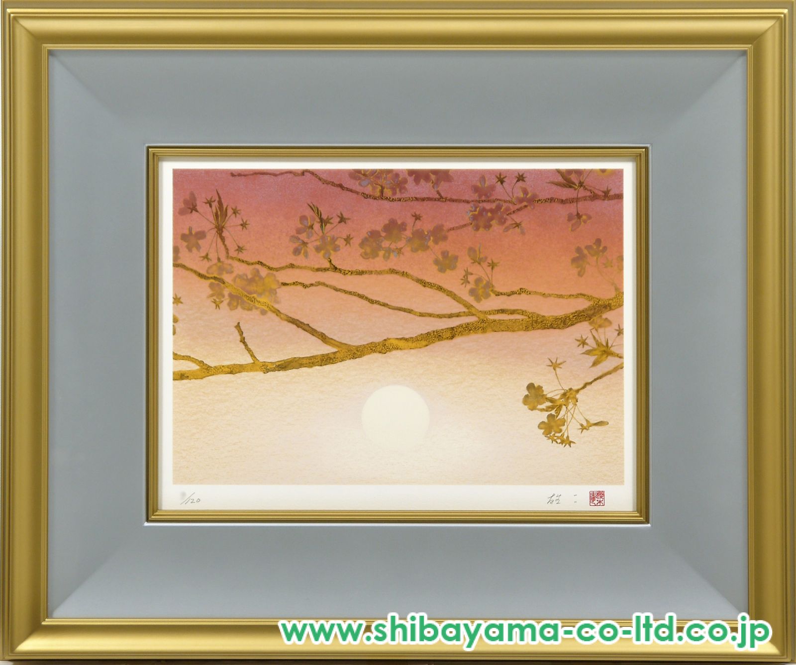★良品 長嶋玄文「家路（2）」リトグラフ 額装 絵画 作家保存版（E.A.） ☆良品 長嶋玄文「家路（2）」リトグラフ 額装 絵画 作家保存版