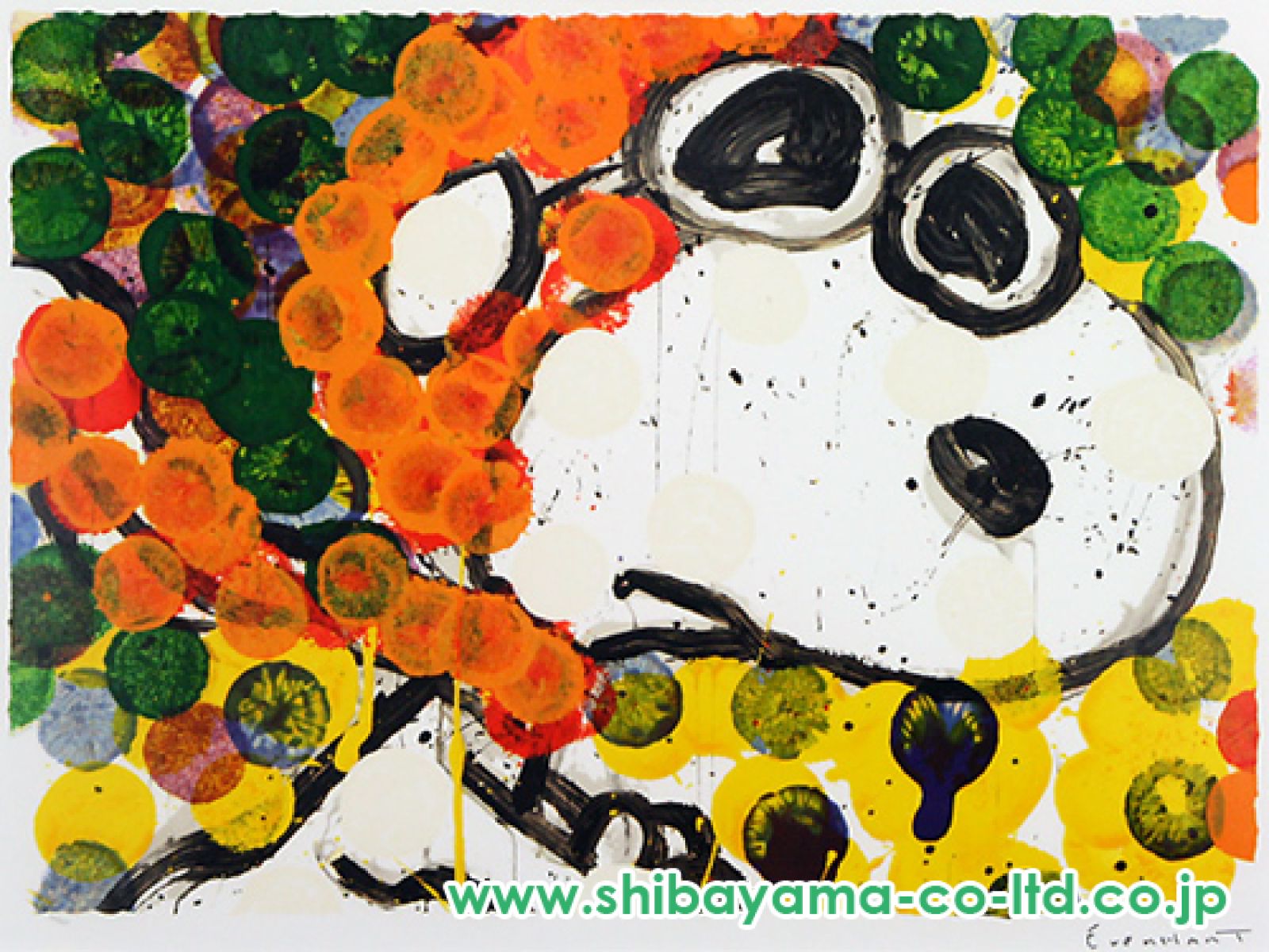 スヌーピー　リトグラフ TOM EVERHART トム・エバハート スヌーピー Synchronize My
