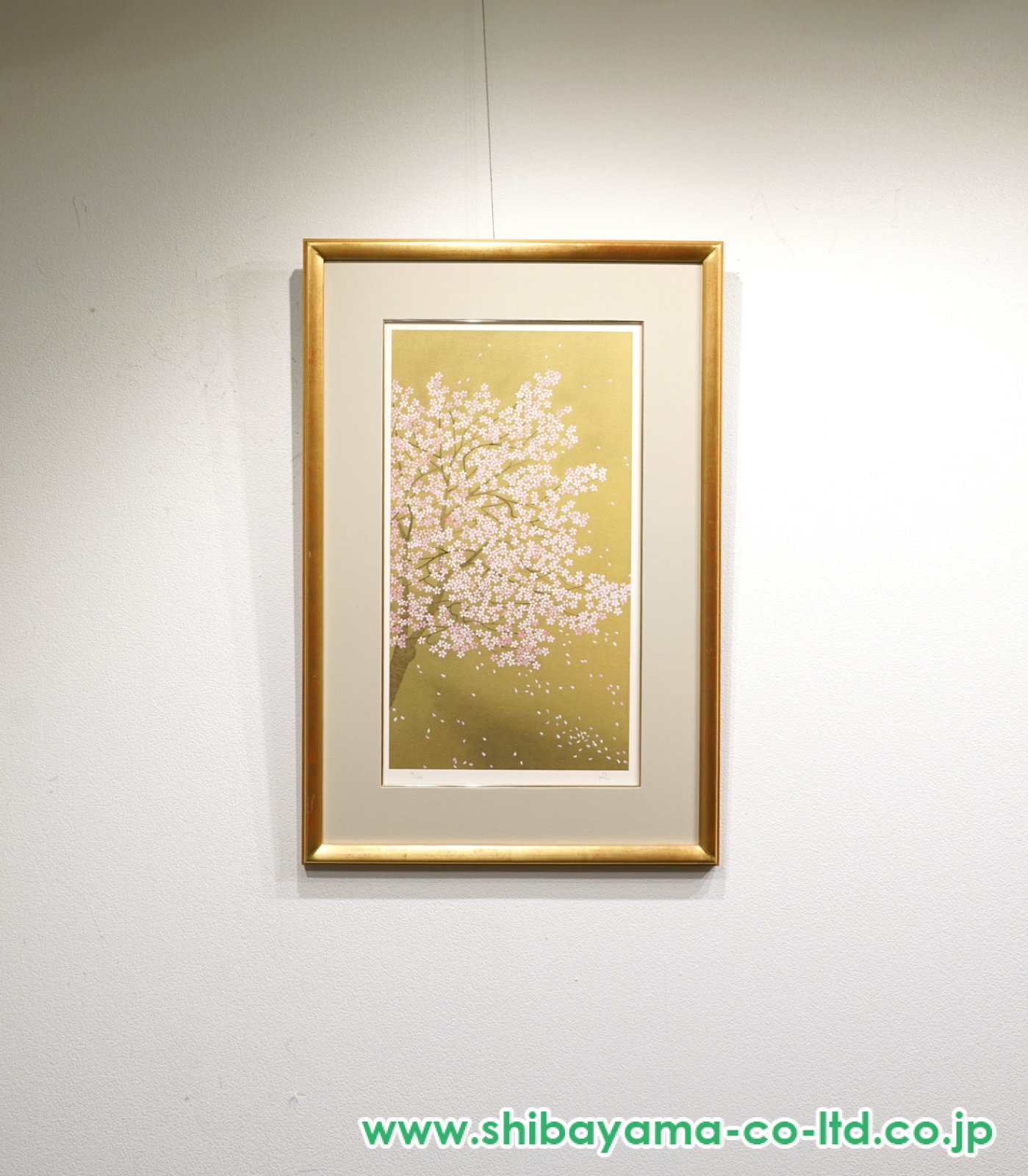 堀文子「花吹雪」セリグラフ :: 絵画買取・販売 - シバヤマ