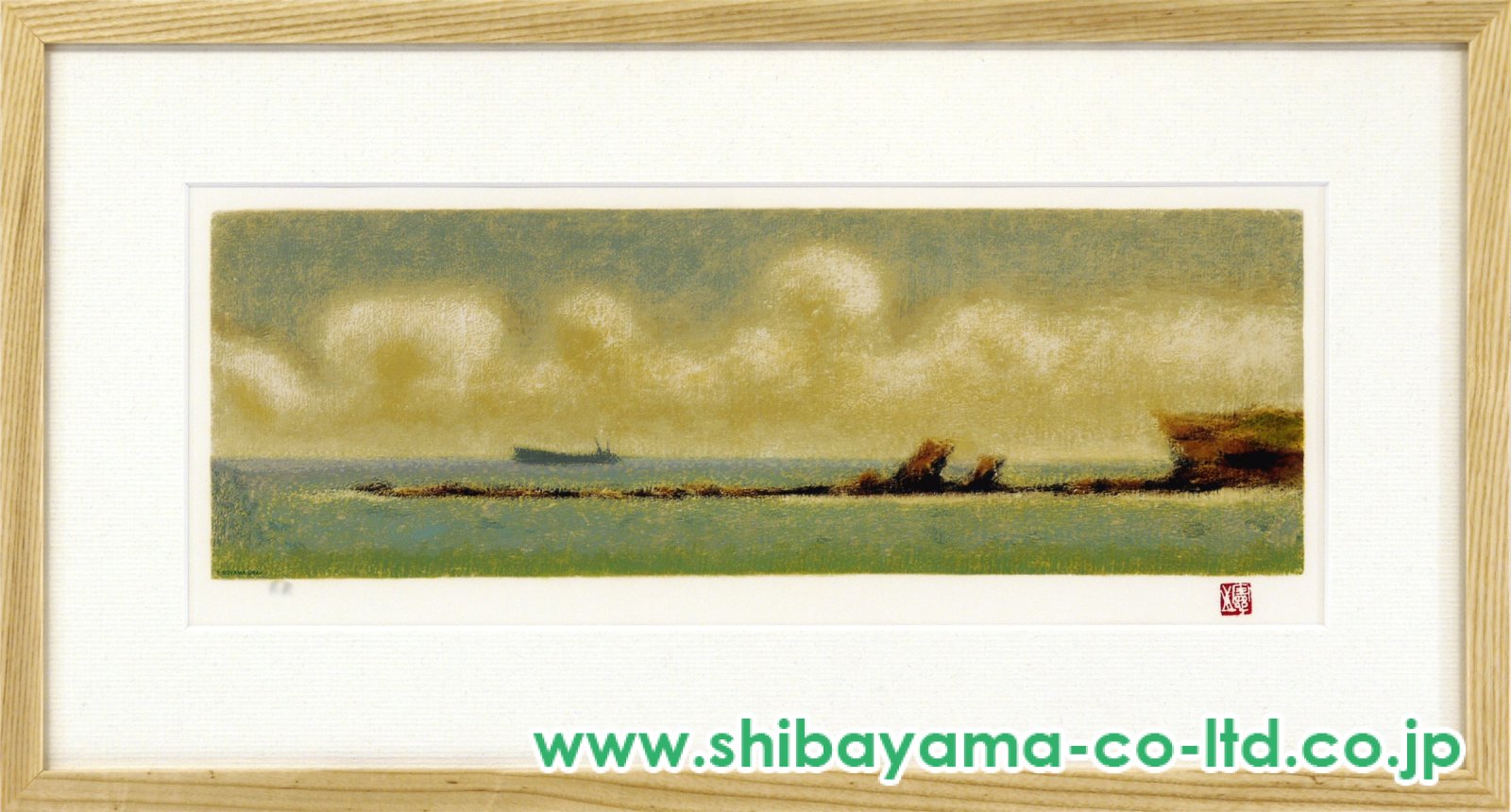島橋宗文、【Face-牛・果物のある風景】、希少な額装用画集より きいかわ宗圓 原画展(2024年12月・髙島屋大阪店)のおしらせ
