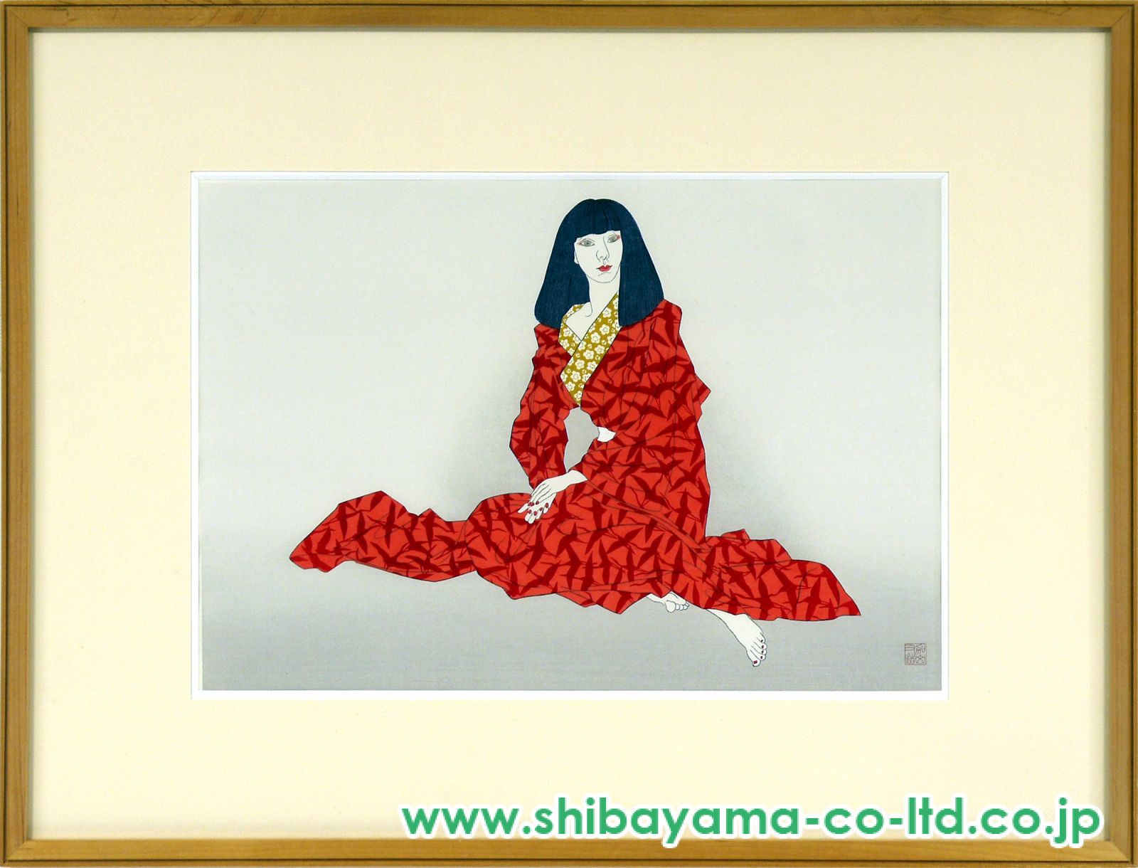 加山又造、『赫』、希少画集画、状態良好、新品高級額装付、絵画 加山又造、『赫』、希少画集画、状態良好、新品高級額装付、絵画