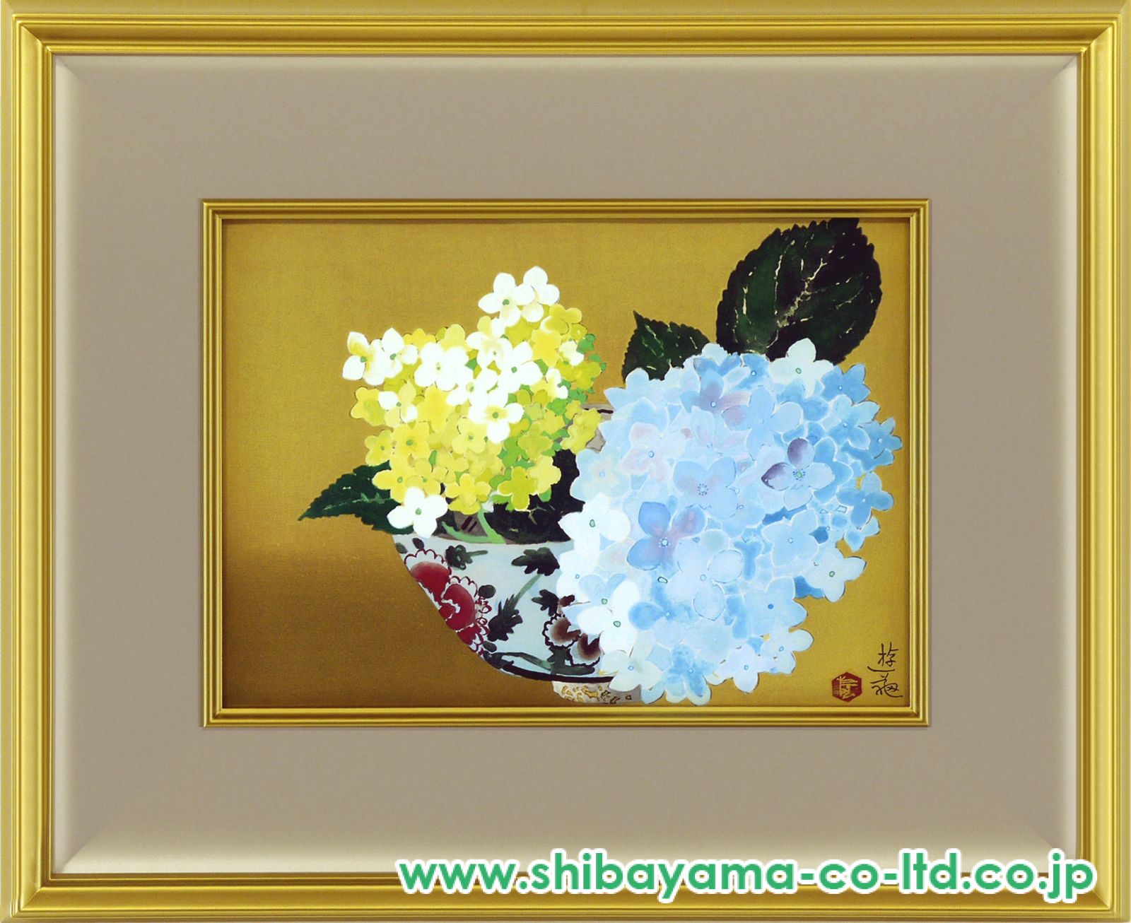 小倉遊亀「咲きこぼれる」木版画 :: 絵画買取・販売 - シバヤマ