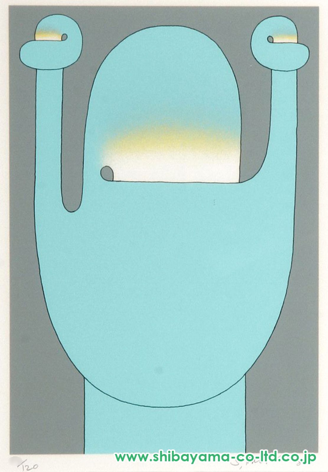 ☆ 元永 定正 シルクスクリーン 元永定正 「 ぐるぐるぐる 」 シルクスクリーン 版画 版画 絵画