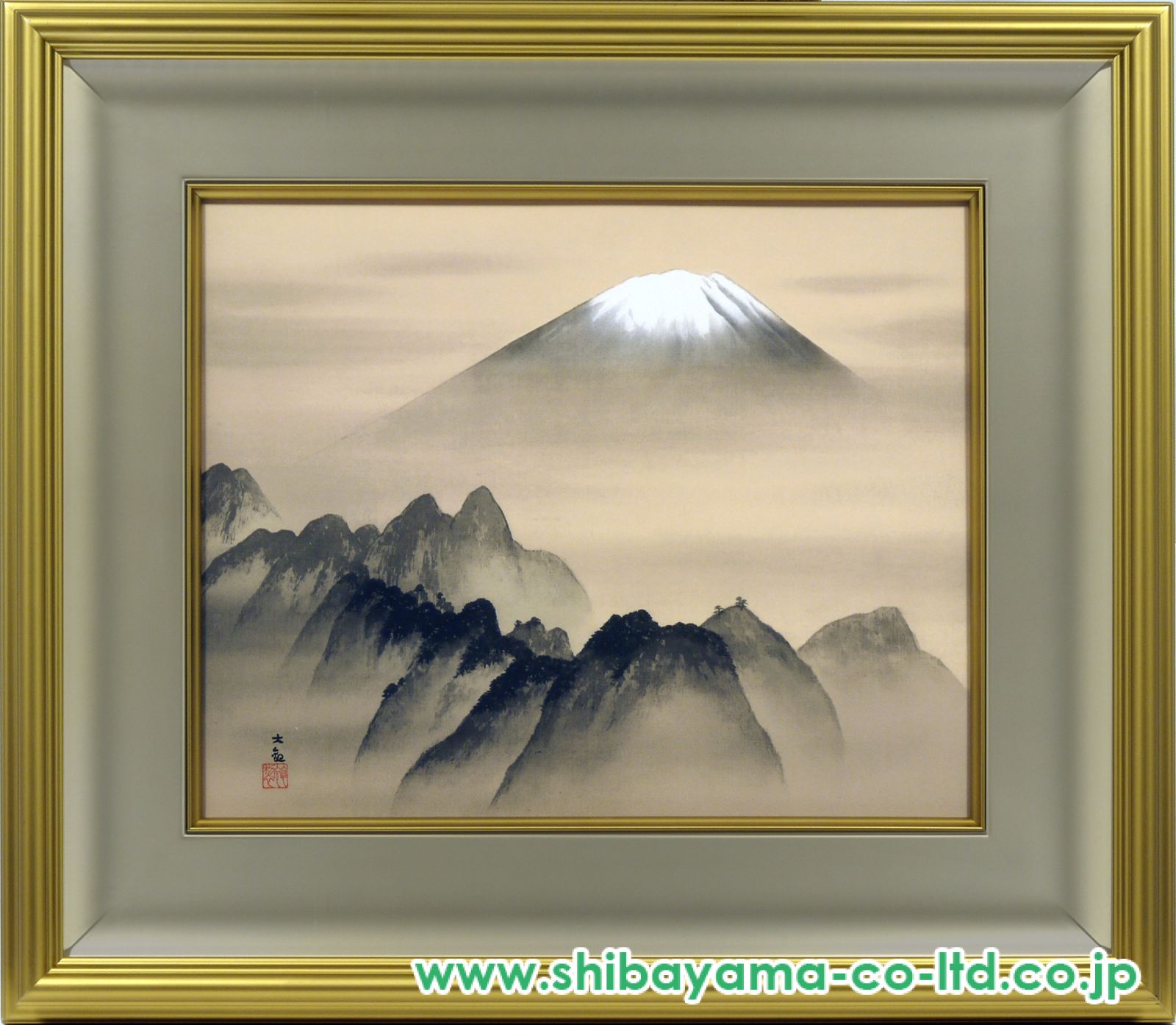 横山大観「日本心神」リトグラフ :: 絵画買取・販売 - シバヤマ