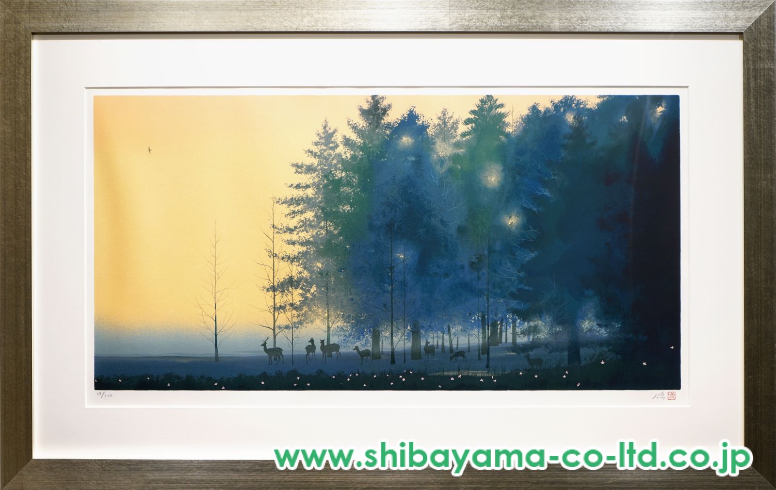 【Hikarikisetu】千住博 日本画 11363_41a173f040fc12fddbbc5136