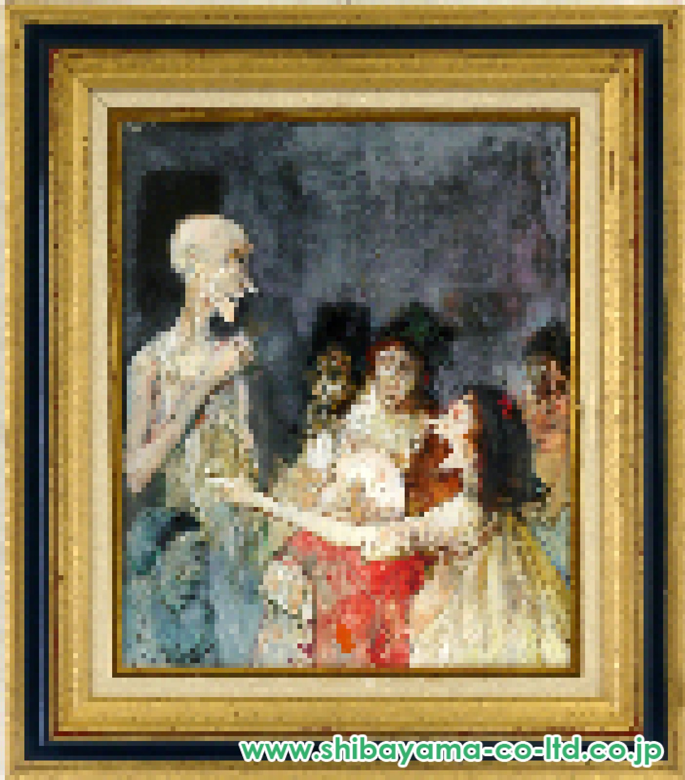 ジャン・ジャンセン「Les Justes L'accusateur」油彩 8号 :: 絵画買取