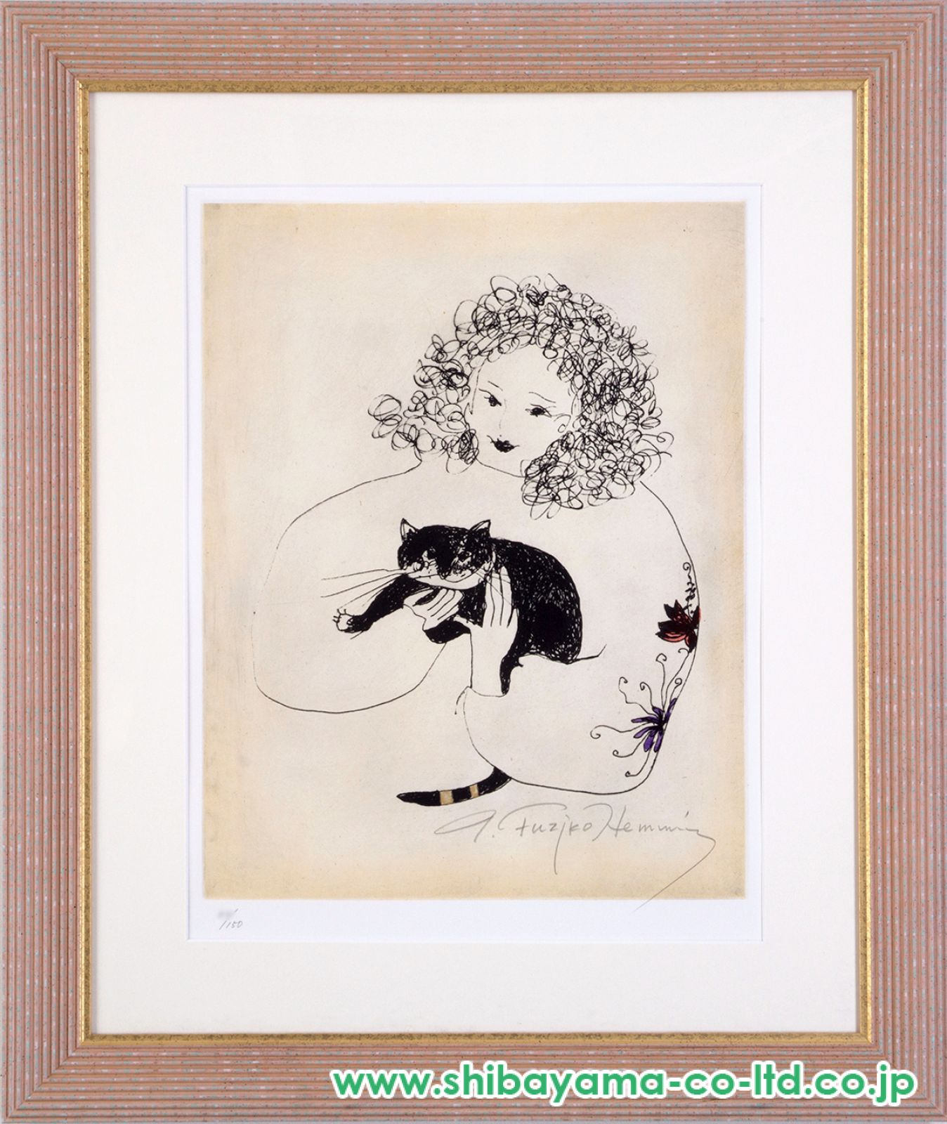 フジ子ヘミング   真作　サイン入り銅版画 フジ子ヘミング アート 真作 直筆サイン入りの通販 by muku's