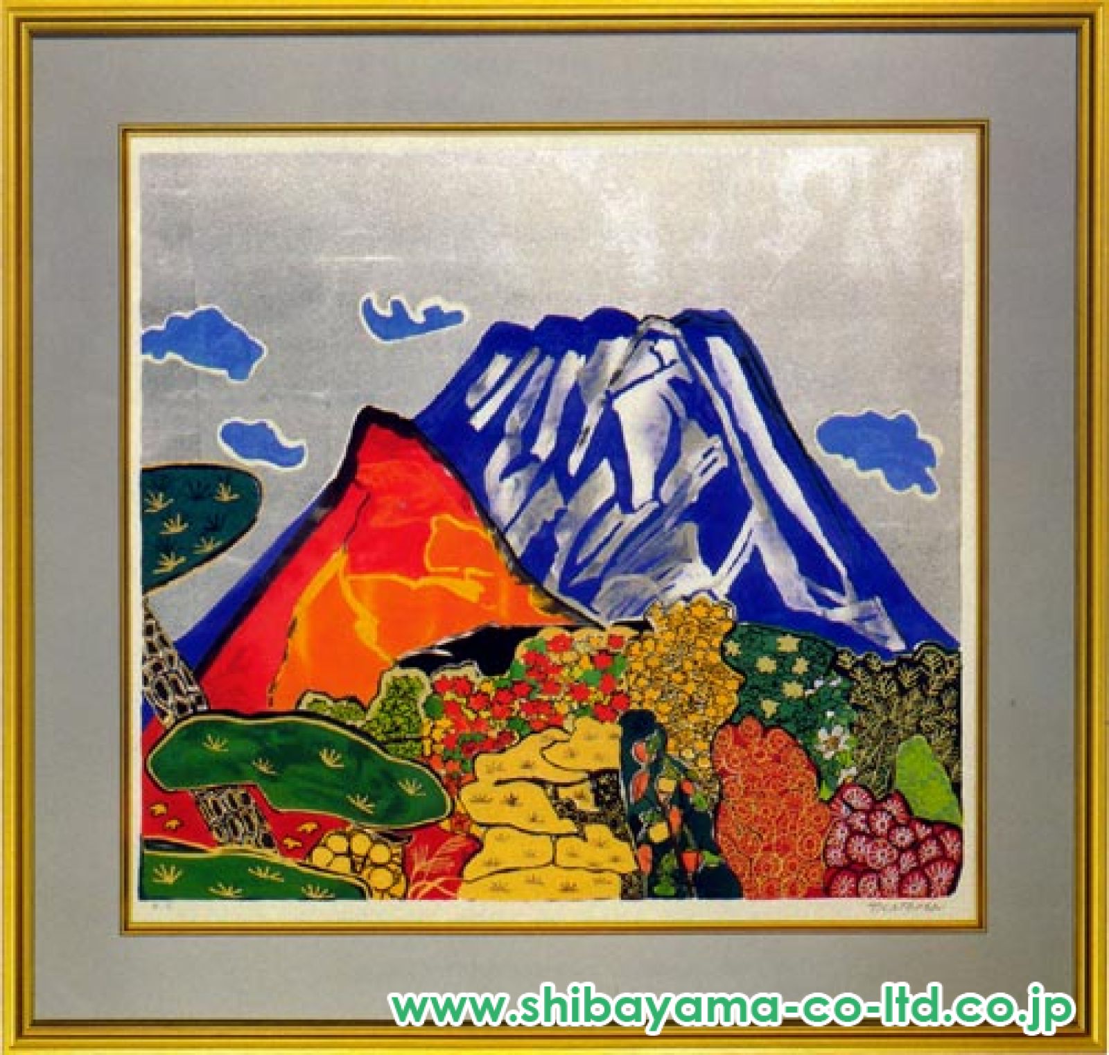 片岡 球子、【めでたき富士】、迫力！大判、辰年、龍、DRAGON、希少・画集画 Amazon | 片岡 球子、めでたき富士、迫力！大判、辰年、龍