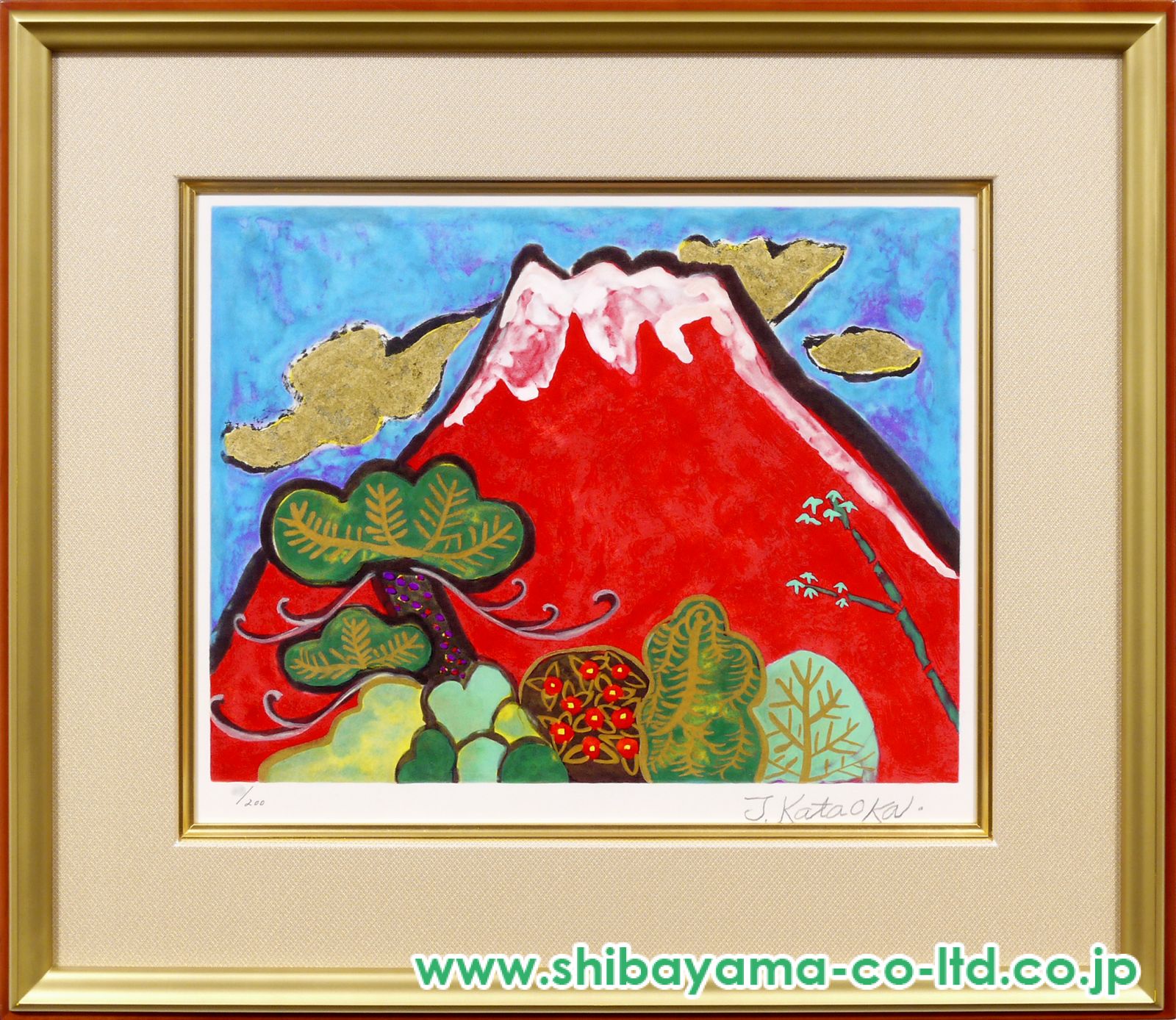 「富士 」 F4　絵画 gallery-uchida_y1-1281-j