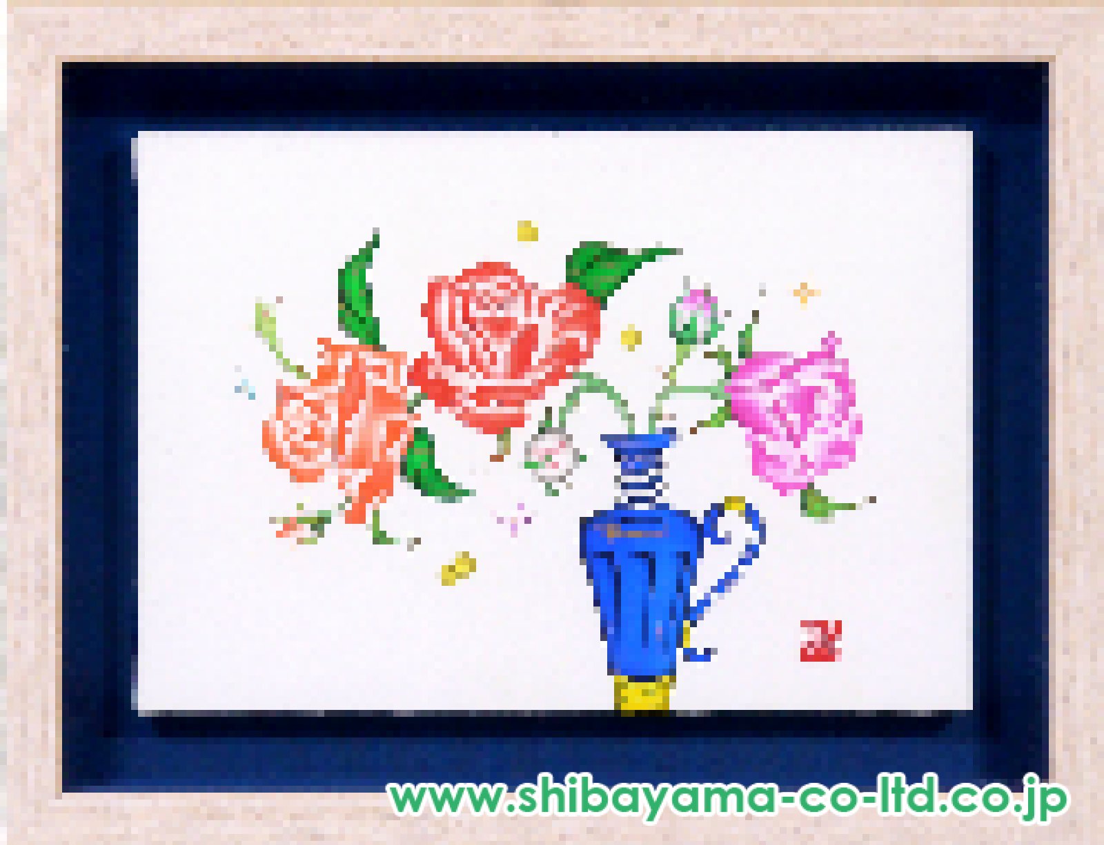 谷川泰宏「薔薇」油彩 SM :: 絵画買取・販売 - シバヤマ
