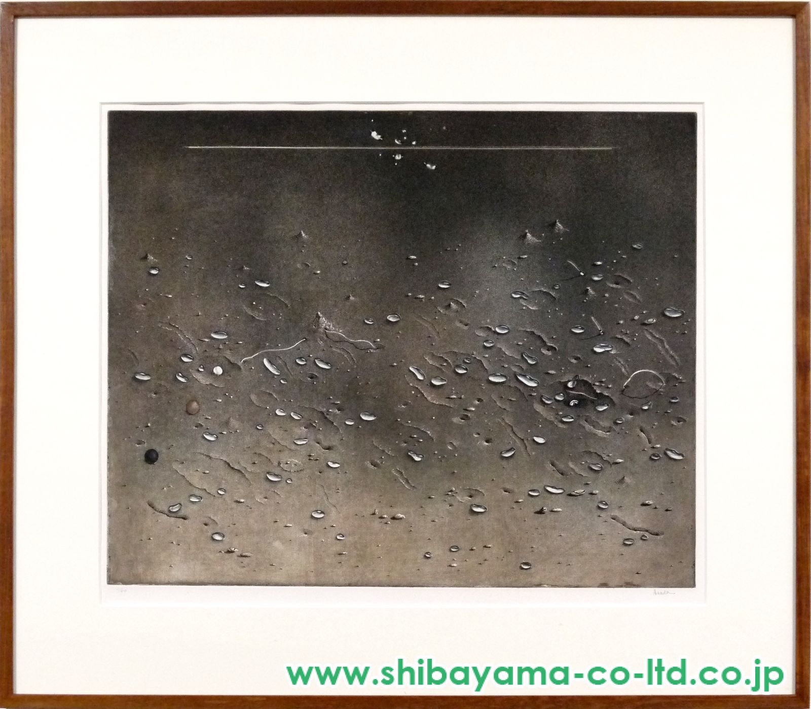 土のはなし出来事　麻田浩　銅版画 12085_f22481951df0b790a5256c8b