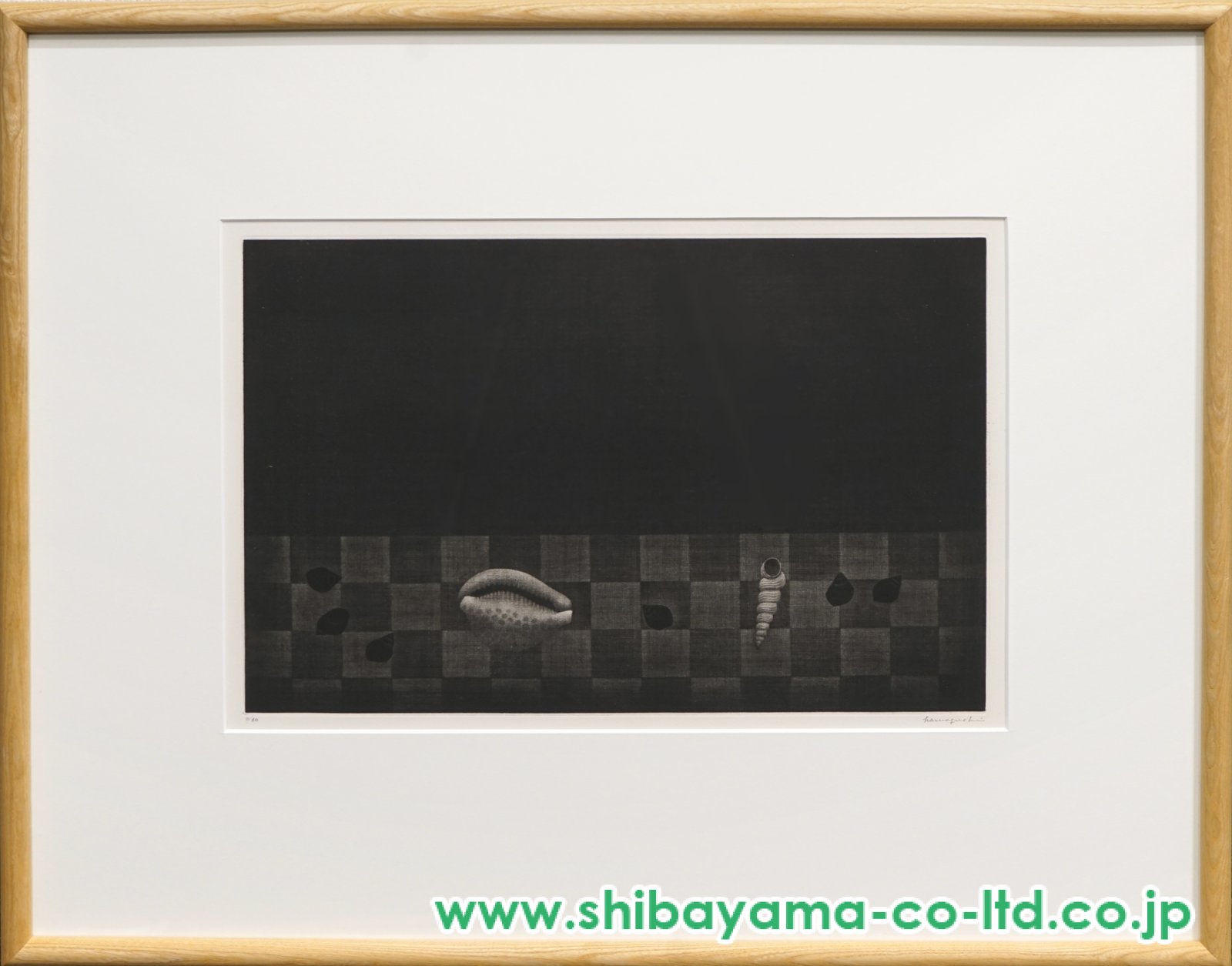 浜口陽三　メゾチント　作品 黒の中の色彩 #浜口陽三＃カラーメゾチント #メゾチント #体験