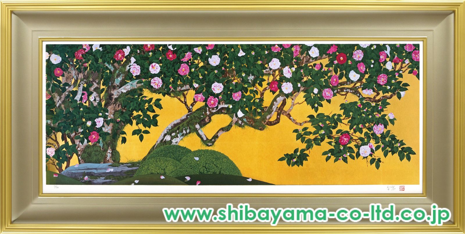 森田りえ子「山桜」　シルクスクリーン 東山魁夷・平山郁夫・片岡球子等、日本画、版画の通販は、絵画